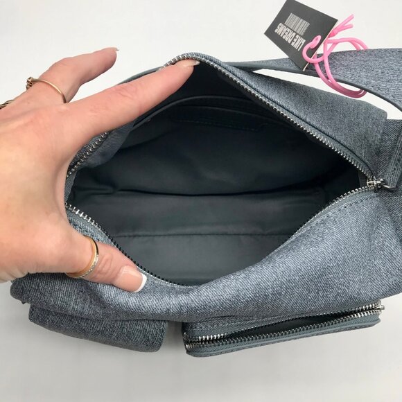 Like Dreams Denim Vegan Nomad Shoulder Bag - Picture 10 of 11